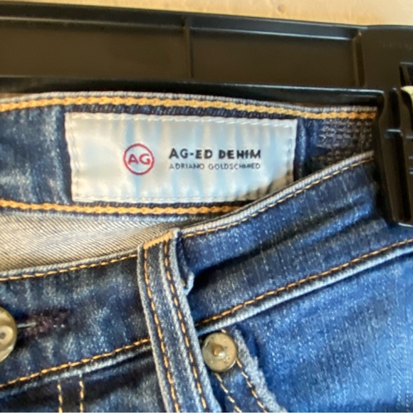 Ag Adriano Goldschmied Vintage Distress Blue Skinny Legging Ankle Jean SZ 26 - Picture 13 of 15